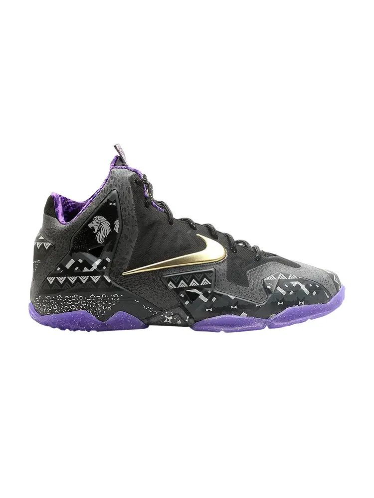Кроссовки Nike LeBron 11 GS 'BHM' — изображение 1 из 1, черный