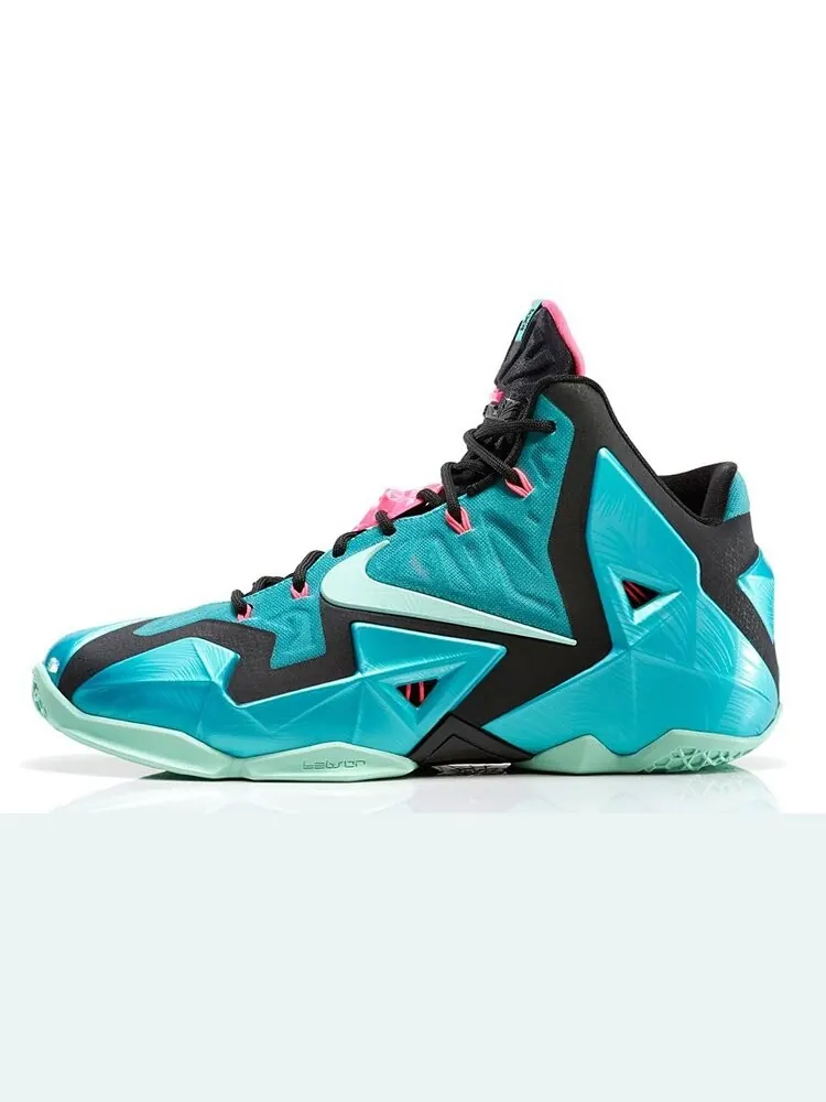 Кроссовки Nike LeBron 11 GS 'South Beach' — изображение 2 из 4, бирюзовый