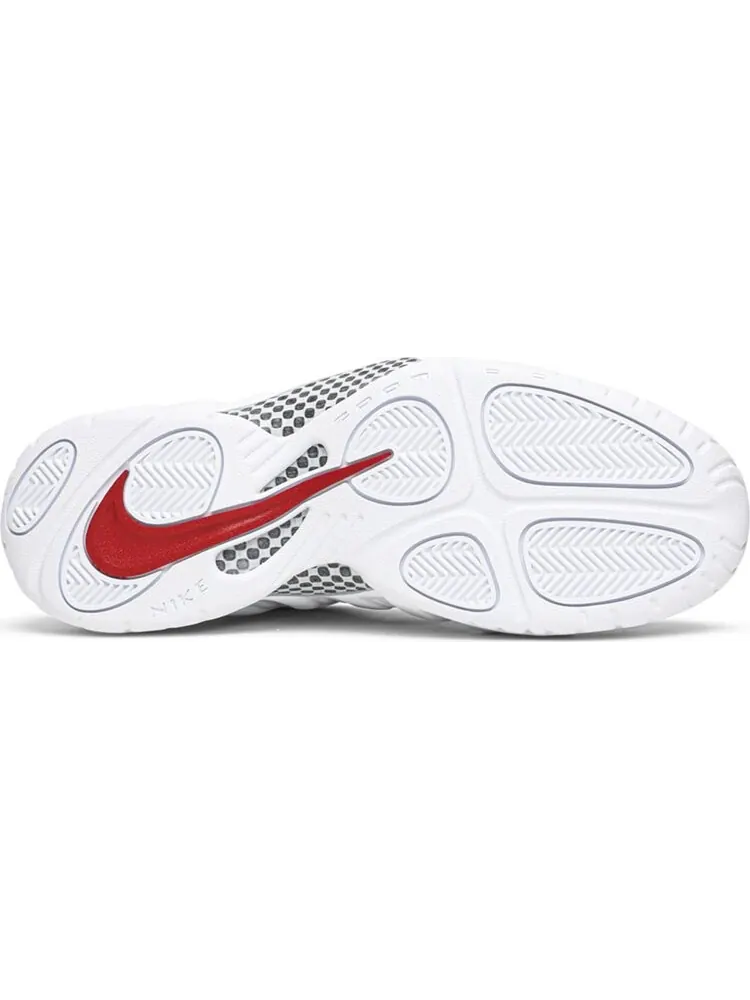 Кроссовки Nike Air Foamposite Pro 'Chrome White' — изображение 4 из 8, белый