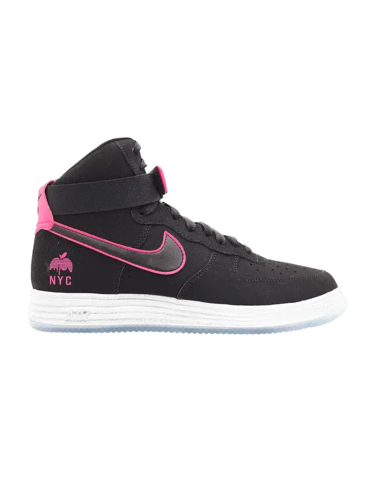 Кроссовки Nike Lunar Force 1 Hyp Hi Qs 'Nyc' — изображение 1 из 1, черный/розовый