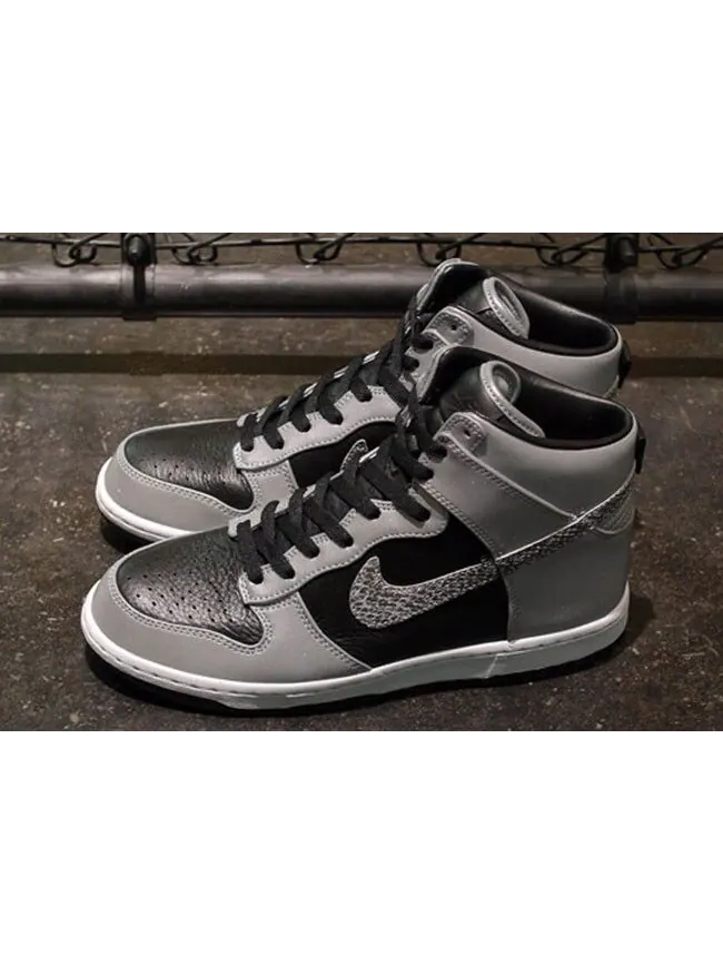 Кроссовки Nike Dunk Prm Hi Sp Cocoa Snake — изображение 1 из 5, серый
