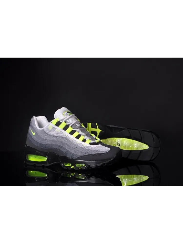 Кроссовки Nike Air Max 95 Prm Tape 'Neon' — изображение 3 из 3, серый