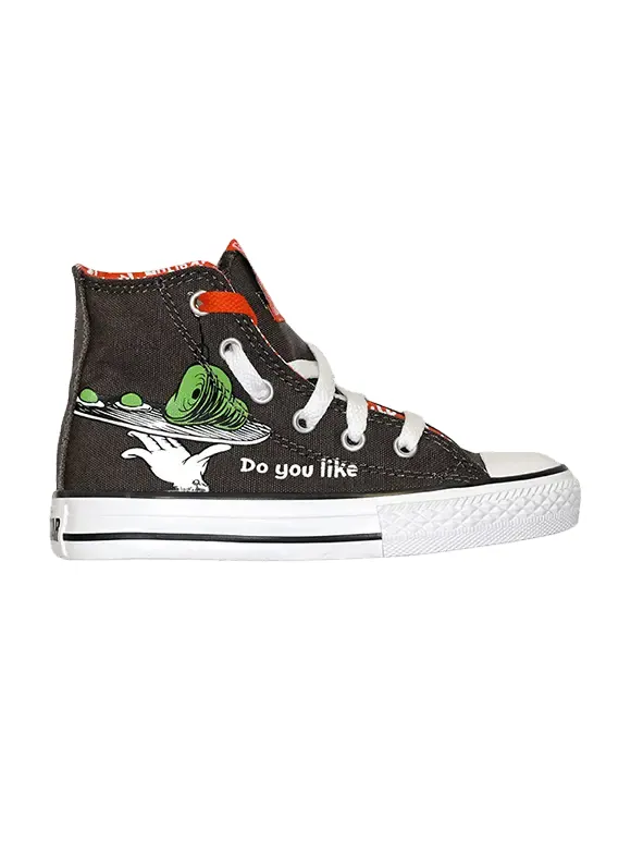 Кроссовки Converse Dr. Seuss x Chuck Taylor All Star Hi GS — изображение 1 из 1, зеленый