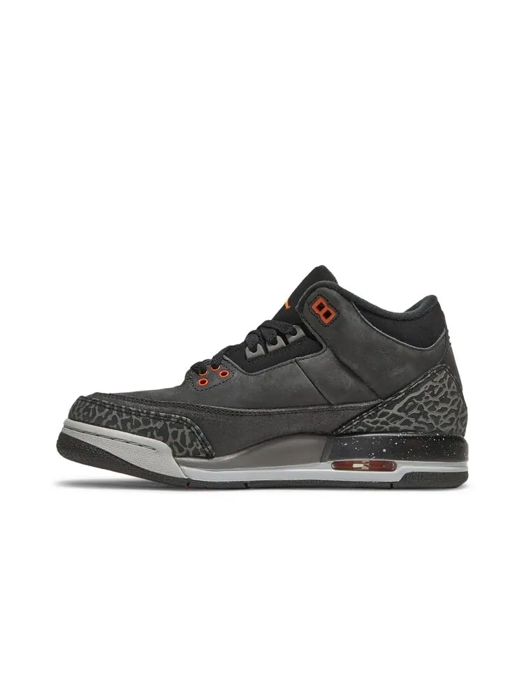 Кроссовки Air Jordan 3 Retro GS 'Fear' — изображение 3 из 4, черный