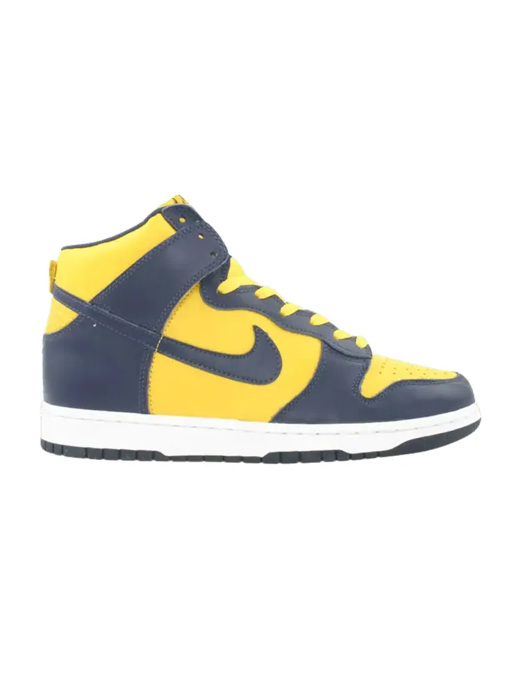 Кроссовки Nike Dunk High LE, Michigan 1998 — изображение 1 из 1, синий