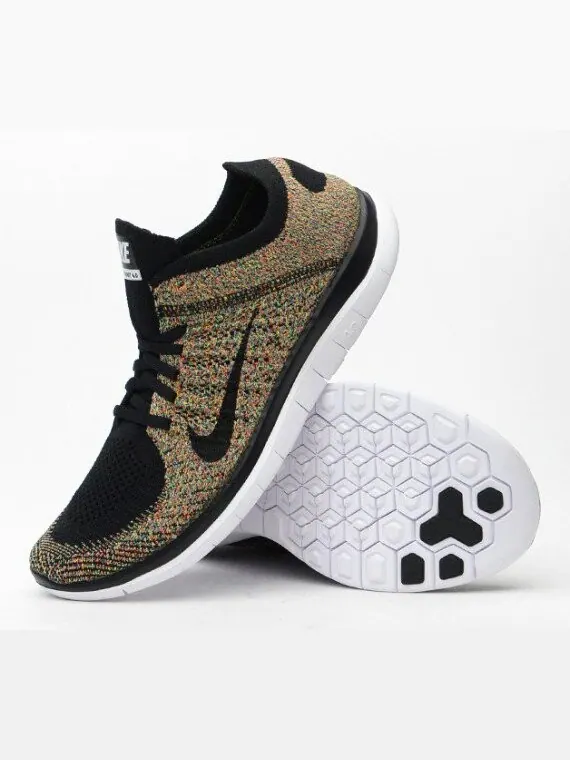 Кроссовки Nike Free Flyknit 4.0 'Multicolor' — изображение 3 из 4, мульти