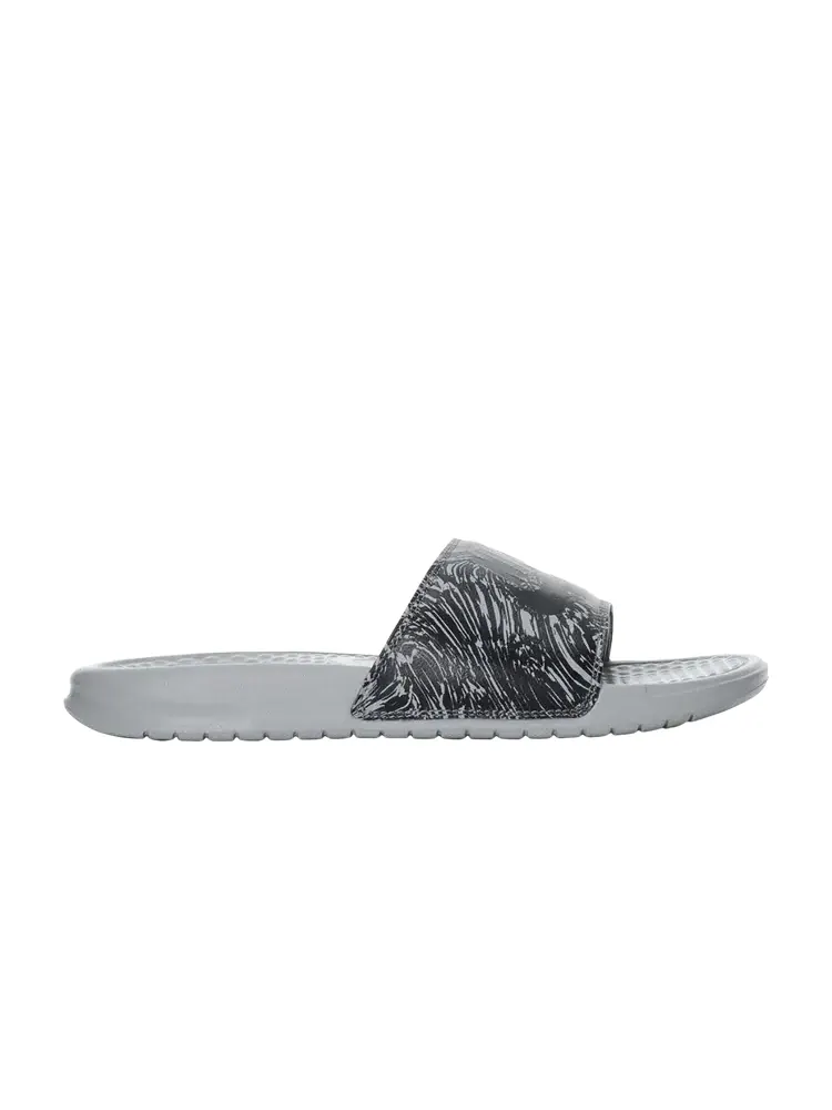 Кроссовки Nike Benassi JDI Slide 'Wolf Grey' — изображение 1 из 1, серый