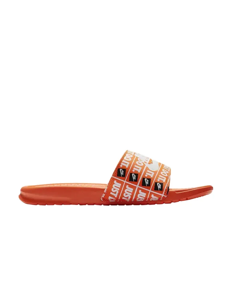 Кроссовки Nike Benassi JDI Print 'Cone' — изображение 1 из 1, оранжевый