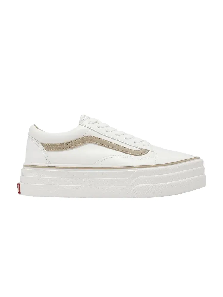 Кроссовки Vans V36CF Old Skool 3Sole 'White Beige' — изображение 1 из 1, белый/бежевый