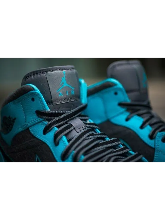 Кроссовки Air Jordan 1 Mid 'Gamma Blue' — изображение 2 из 4, синий