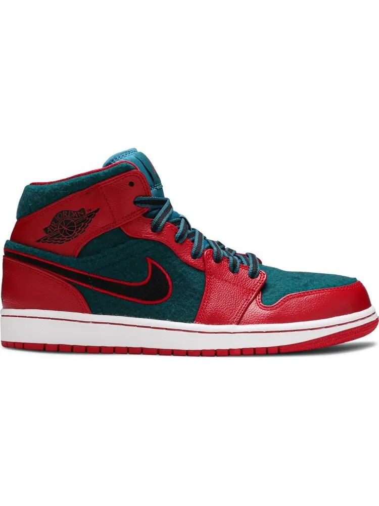 Кроссовки Air Jordan 1 Mid Gym Red Dark Sea — изображение 1 из 8, красный