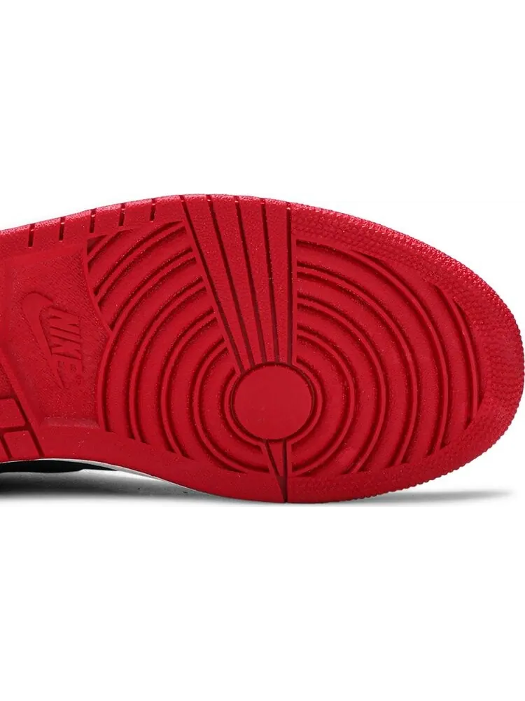 Кроссовки Air Jordan 1 Mid Gym Red Dark Sea — изображение 5 из 8, красный