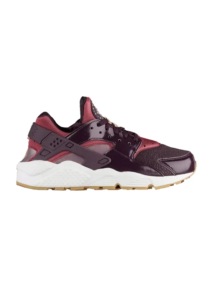 Кроссовки Nike Wmns Air Huarache Run 'Port Wine' — изображение 1 из 1, винный/серый-белый