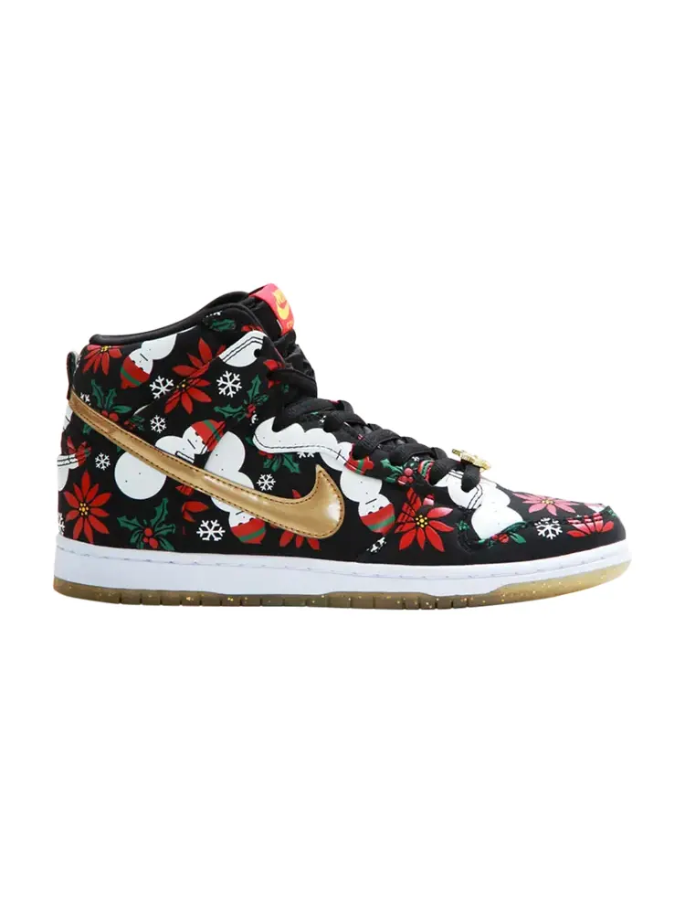 Кроссовки Nike Concepts x Dunk High SB Premium 'Ugly Christmas Sweater' — изображение 1 из 4, черный