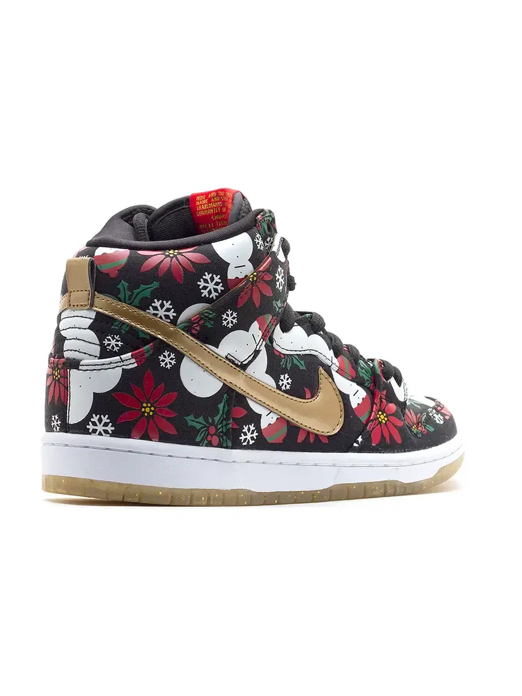 Кроссовки Nike Concepts x Dunk High SB Premium 'Ugly Christmas Sweater' — изображение 3 из 4, черный