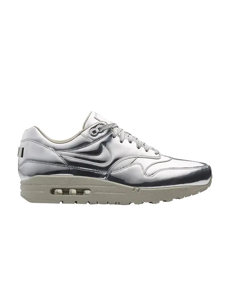 Кроссовки Nike Air Max 1 SP 'Liquid Silver' — изображение 1 из 1, серебряный