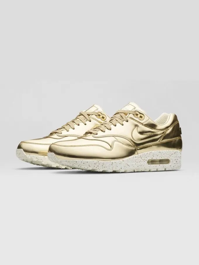 Кроссовки Nike Air Max 1 SP 'Liquid Gold' — изображение 2 из 4, золото