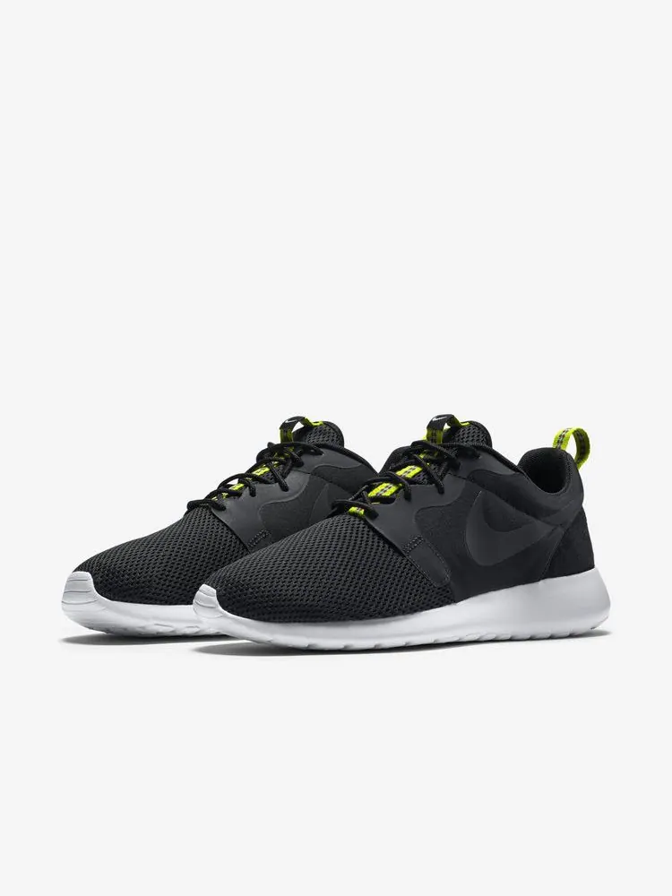 Кроссовки Nike Roshe One Hyperfuse — изображение 4 из 8, черный//зеленый/черный