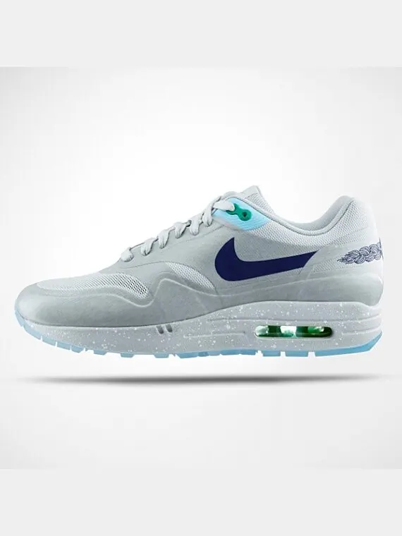 Кроссовки Nike CLOT x Air Max 1 'Kiss of Death - Neutral Grey' Special Box — изображение 2 из 4, серый