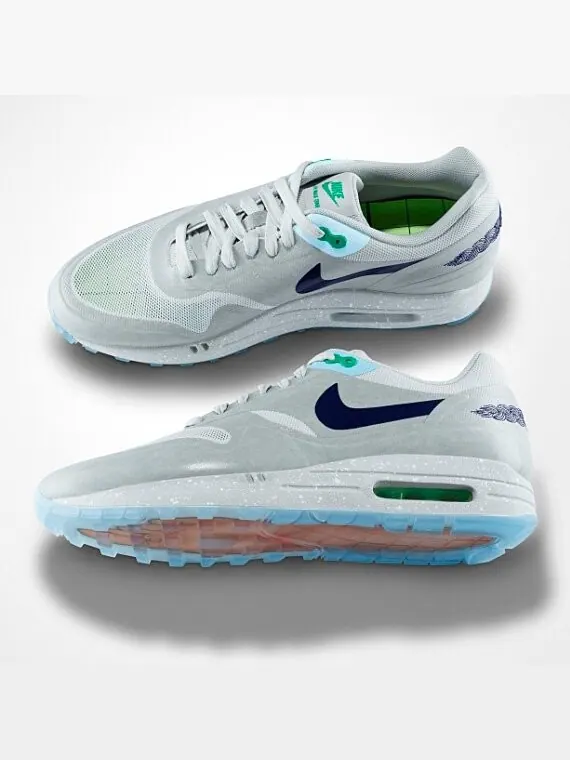 Кроссовки Nike CLOT x Air Max 1 'Kiss of Death - Neutral Grey' Special Box — изображение 4 из 4, серый