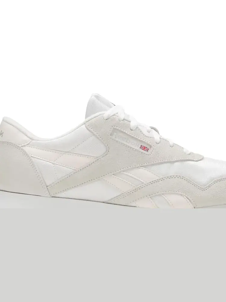 Кроссовки classic nylon og 'white light grey' Reebok — изображение 2 из 8, белый