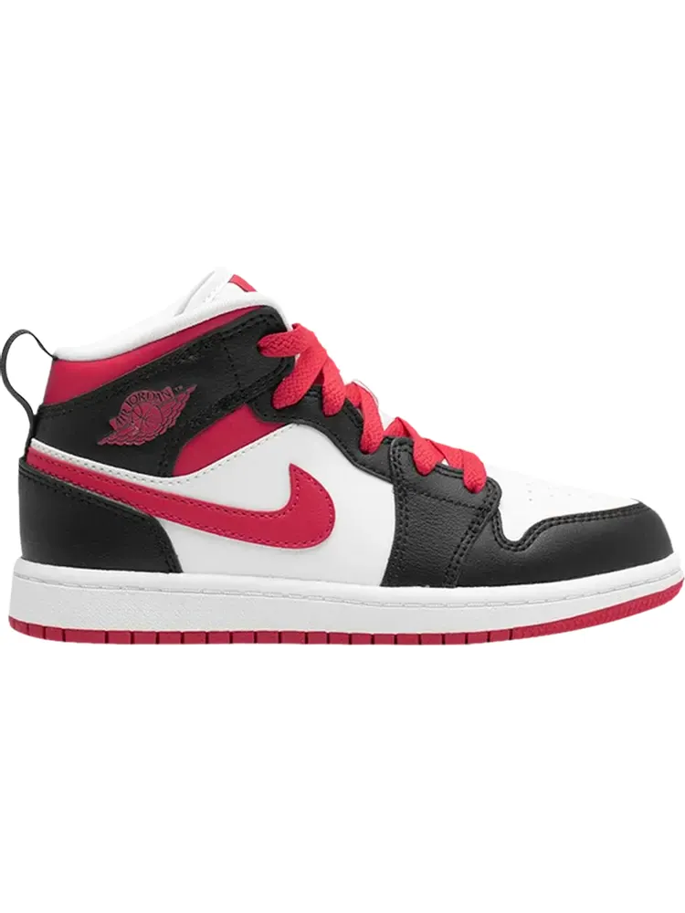Кроссовки Air Jordan 1 Mid PS White Very Berry — изображение 1 из 1, белый