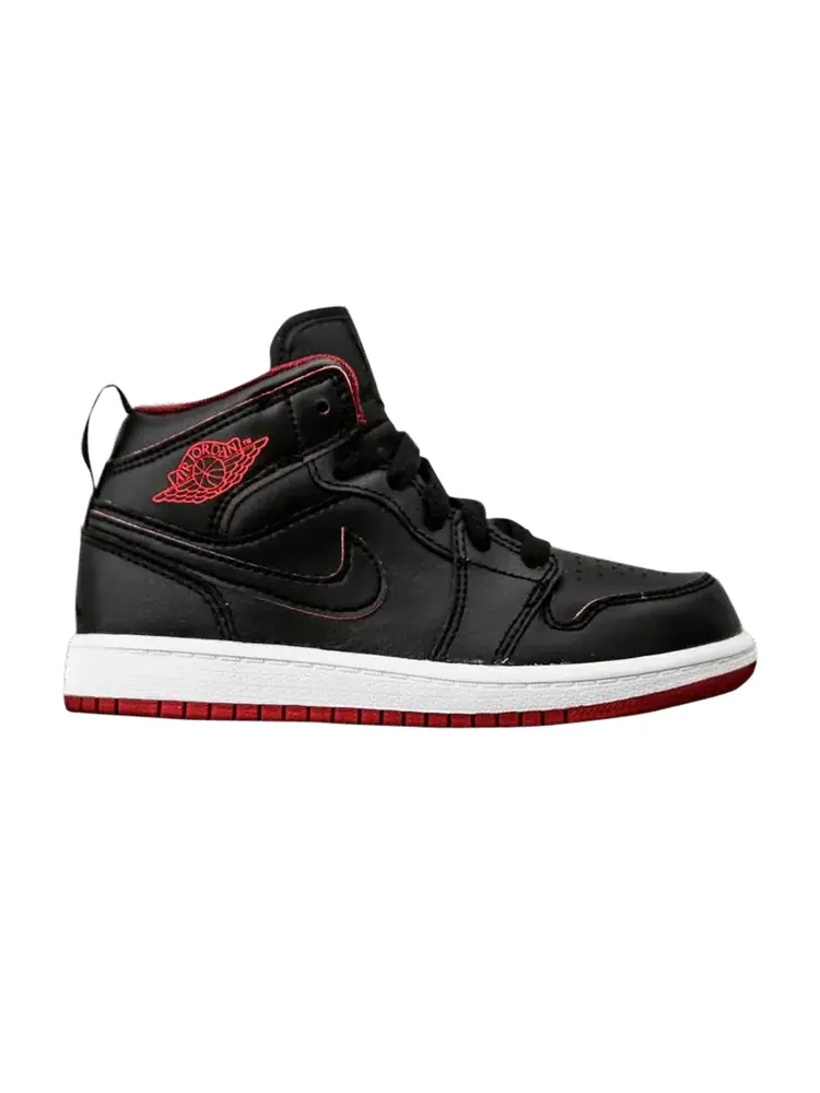 Кроссовки Air Jordan Air Jordan 1 Mid PS 'Bred' — изображение 1 из 1