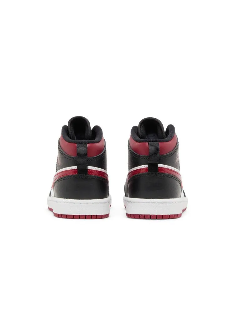 Кроссовки Air Jordan Jordan 1 Mid PS 'Bred Toe' — изображение 3 из 5, черный/красный/белый