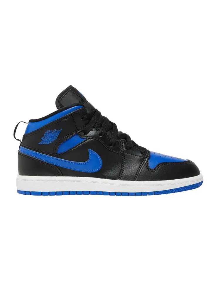 Кроссовки Air Jordan Jordan 1 Mid PS 'Royal' 2020 — изображение 1 из 9, черный//белый