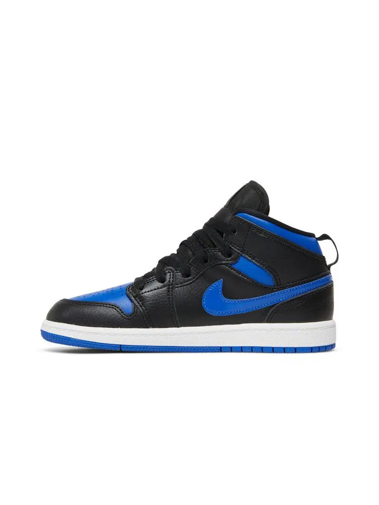 Кроссовки Air Jordan Jordan 1 Mid PS 'Royal' 2020 — изображение 4 из 9, черный//белый