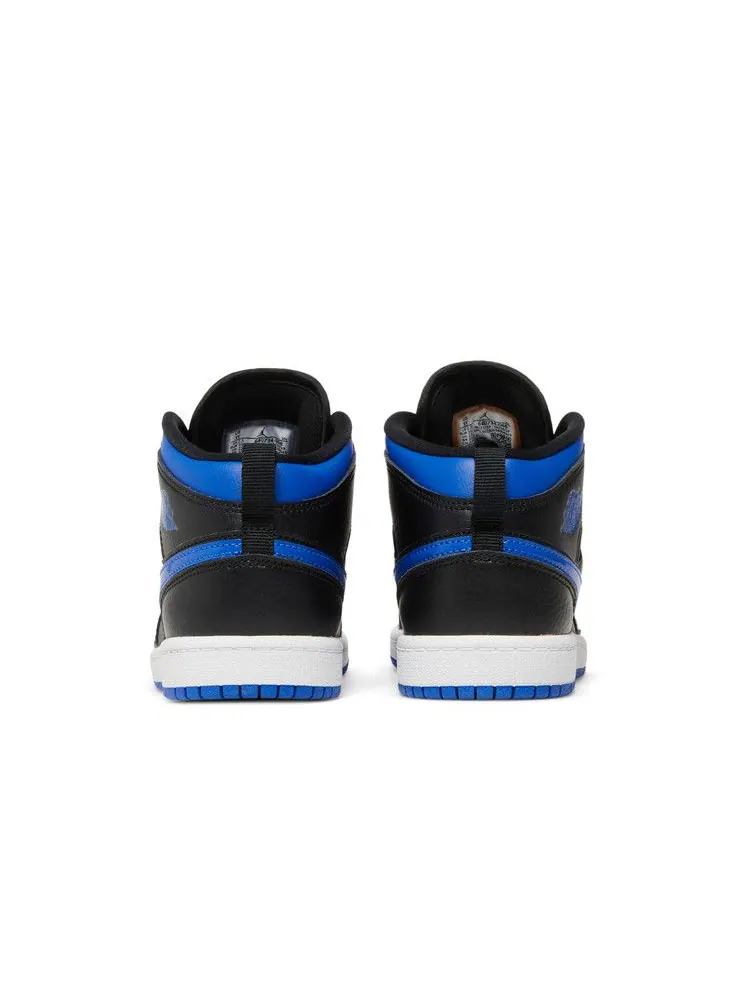 Кроссовки Air Jordan Jordan 1 Mid PS 'Royal' 2020 — изображение 7 из 9, черный//белый