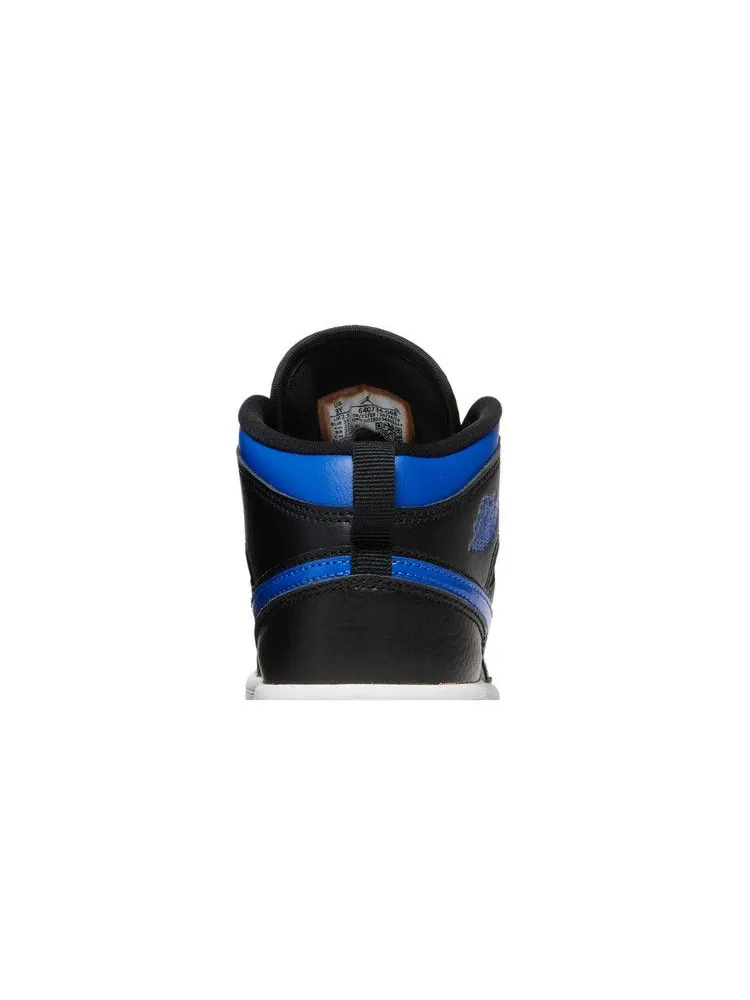 Кроссовки Air Jordan Jordan 1 Mid PS 'Royal' 2020 — изображение 8 из 9, черный//белый