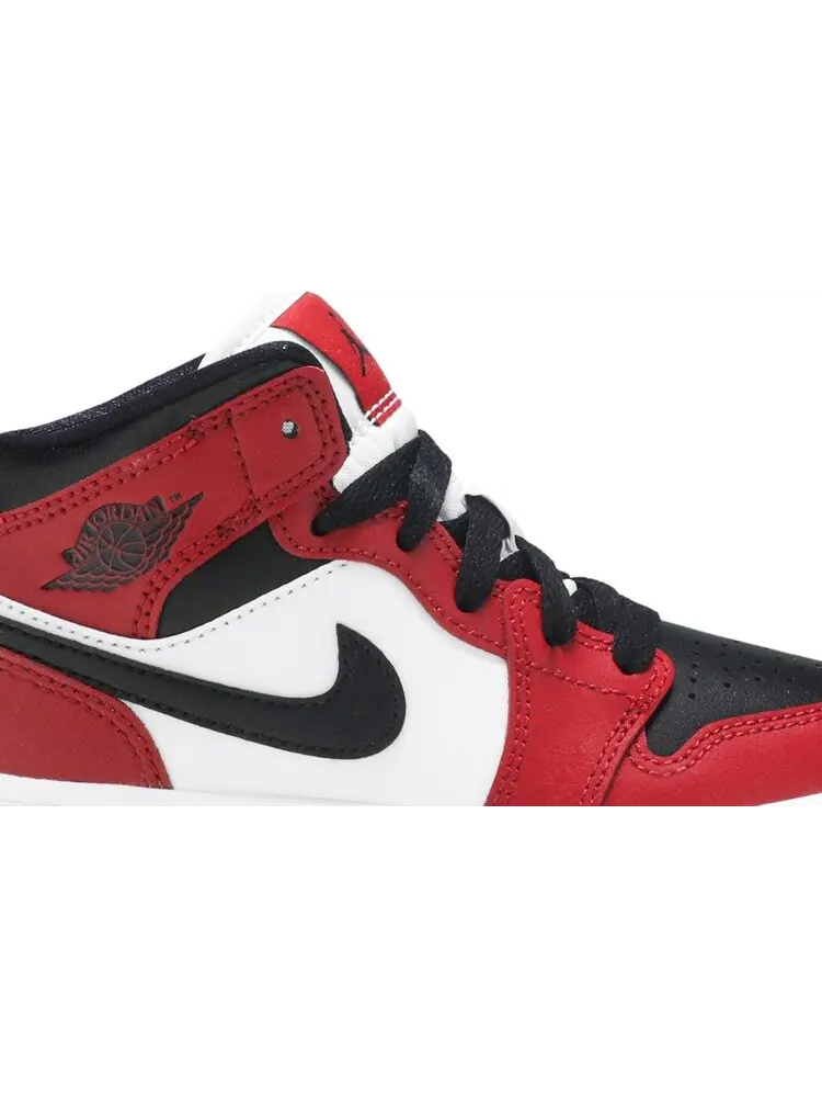 Кроссовки Air Jordan 1 Mid PS Chicago Black Toe — изображение 1 из 7, красный