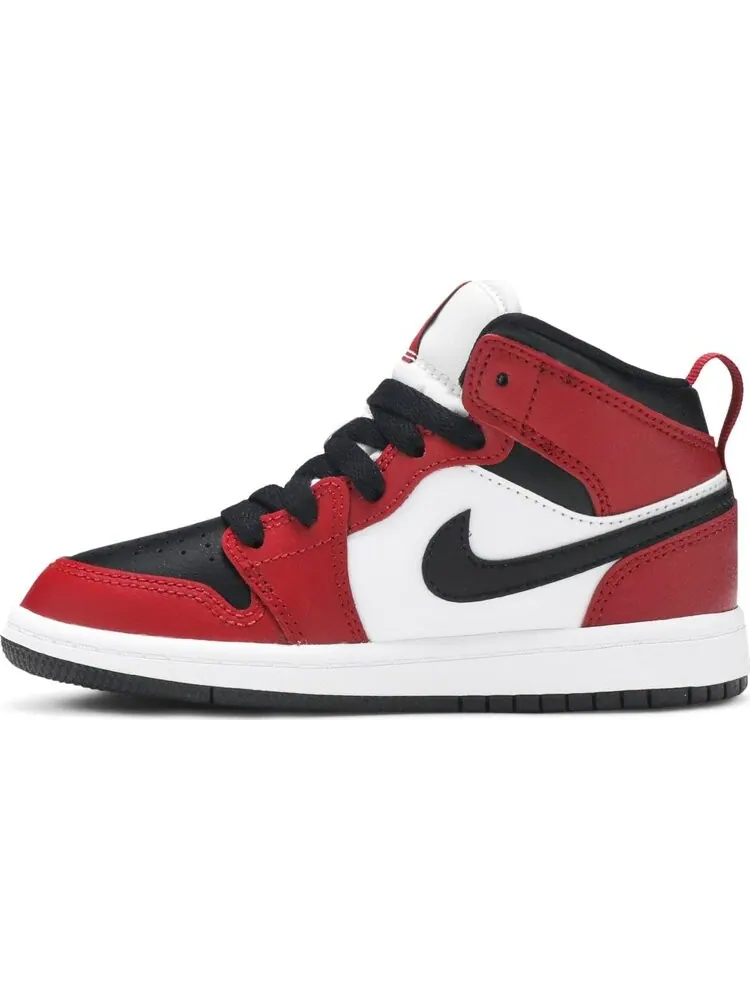 Кроссовки Air Jordan 1 Mid PS Chicago Black Toe — изображение 2 из 7, красный