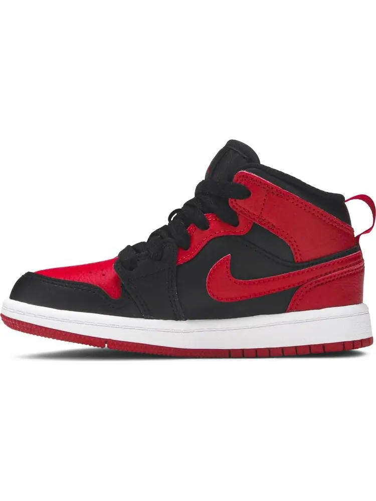 Кроссовки Air Jordan 1 Mid PS Banned — изображение 3 из 8, красный