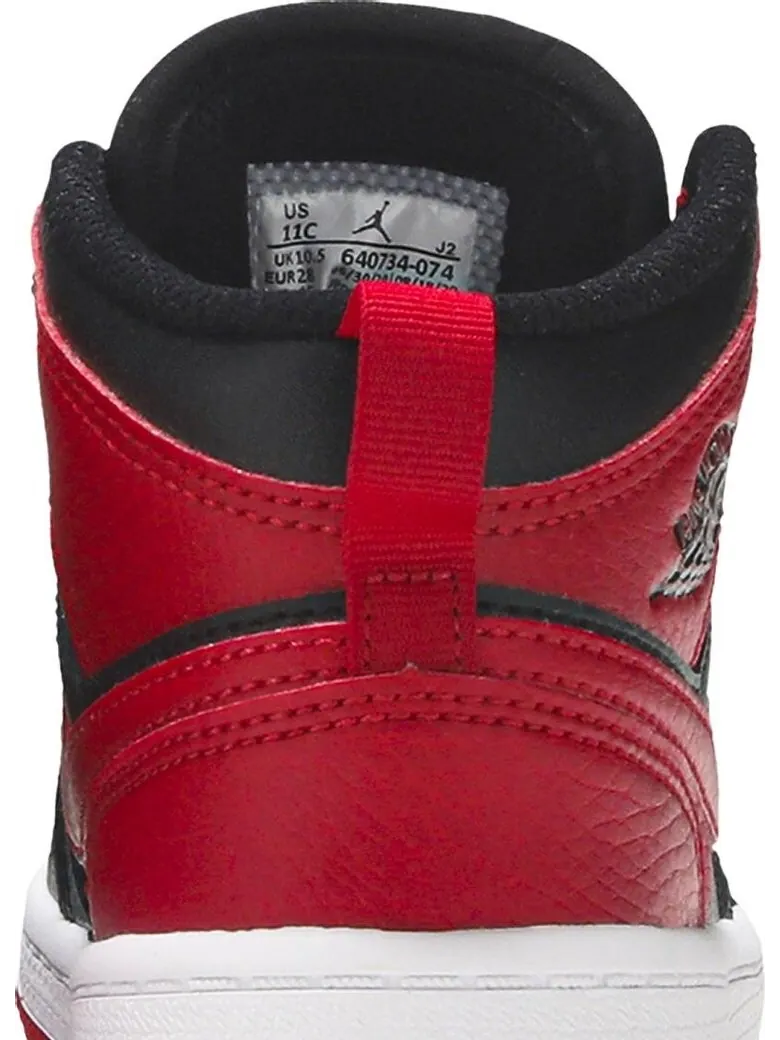 Кроссовки Air Jordan 1 Mid PS Banned — изображение 7 из 8, красный