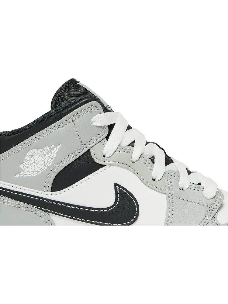 Кроссовки Air Jordan 1 Mid PS Light — изображение 2 из 8, белый серый