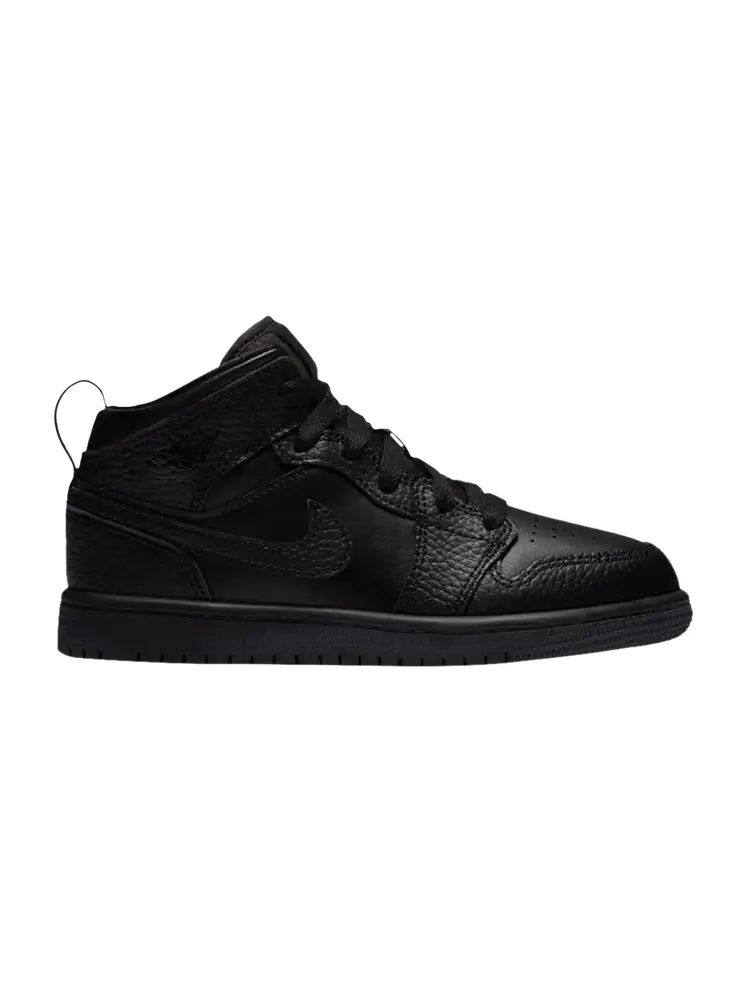 Кроссовки Air Jordan Air Jordan 1 Mid PS 'Triple Black' — изображение 1 из 1, черный/черный/черный