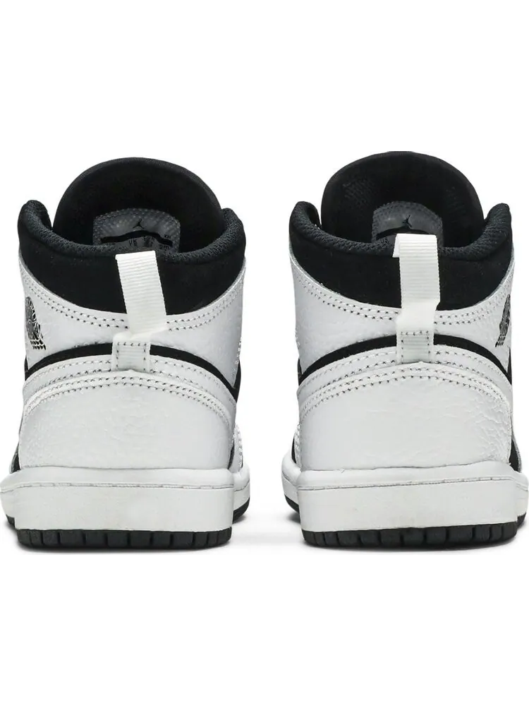 Кроссовки Air Jordan 1 Mid PS Tuxedo — изображение 6 из 8, белый