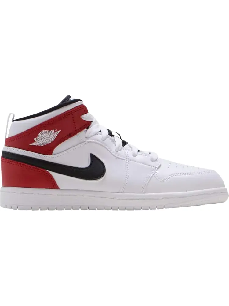 Кроссовки Air Jordan 1 Mid PS Chicago — изображение 1 из 1, белый красный