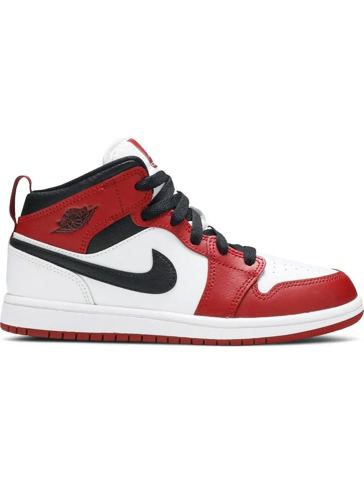 Кроссовки Air Jordan 1 Mid PS Chicago — изображение 1 из 8, черный красный