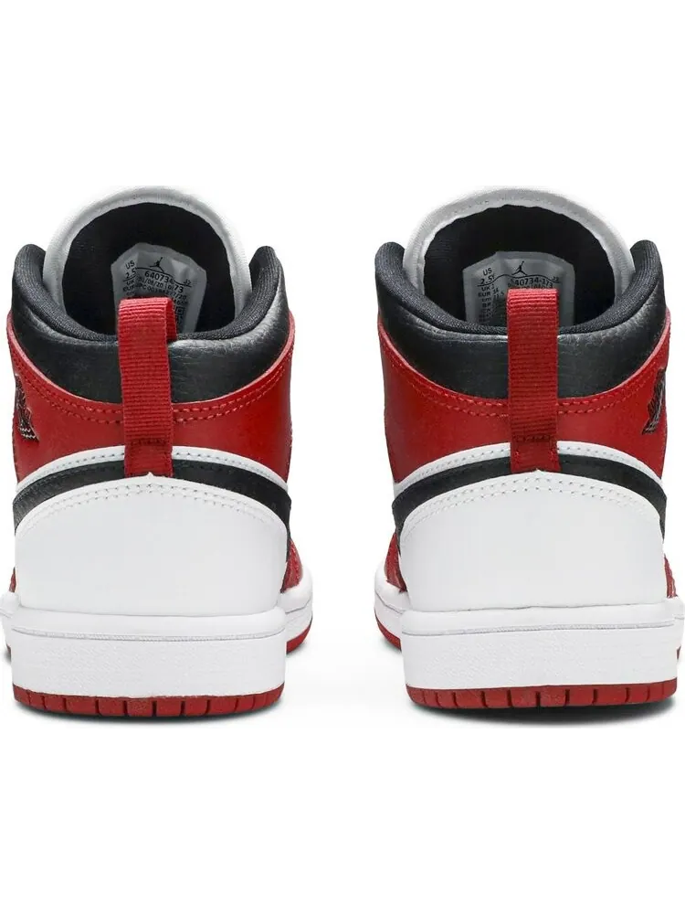 Кроссовки Air Jordan 1 Mid PS Chicago — изображение 6 из 8, черный красный