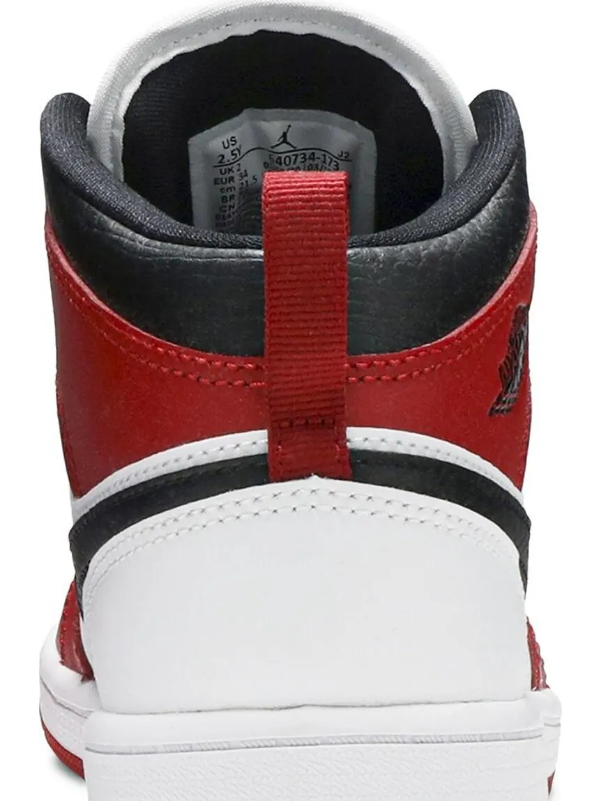Кроссовки Air Jordan 1 Mid PS Chicago — изображение 7 из 8, черный красный