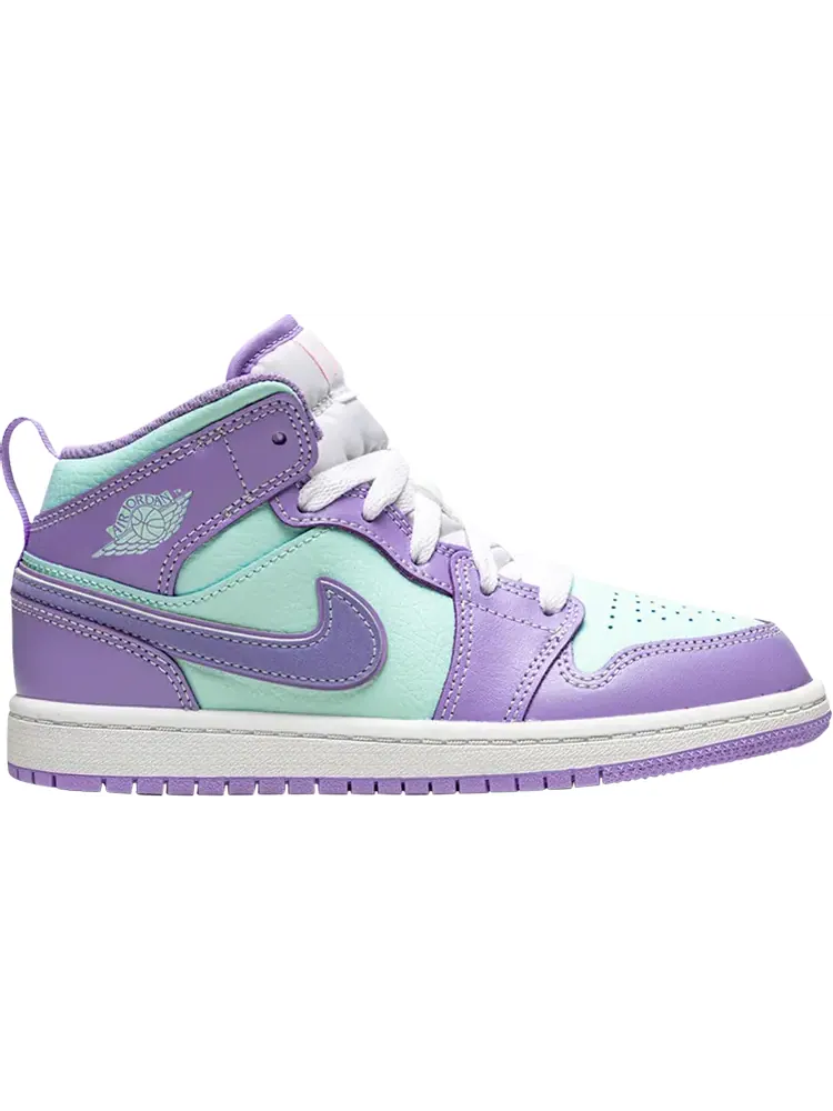 Кроссовки Air Jordan 1 Mid PS Purple Pulse Glacier Blue — изображение 1 из 1, фиолетовый