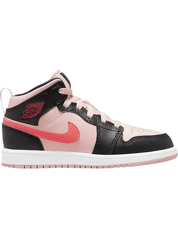 Кроссовки Air Jordan 1 Mid PS Black Pink Crimson — изображение 1 из 1, розовый
