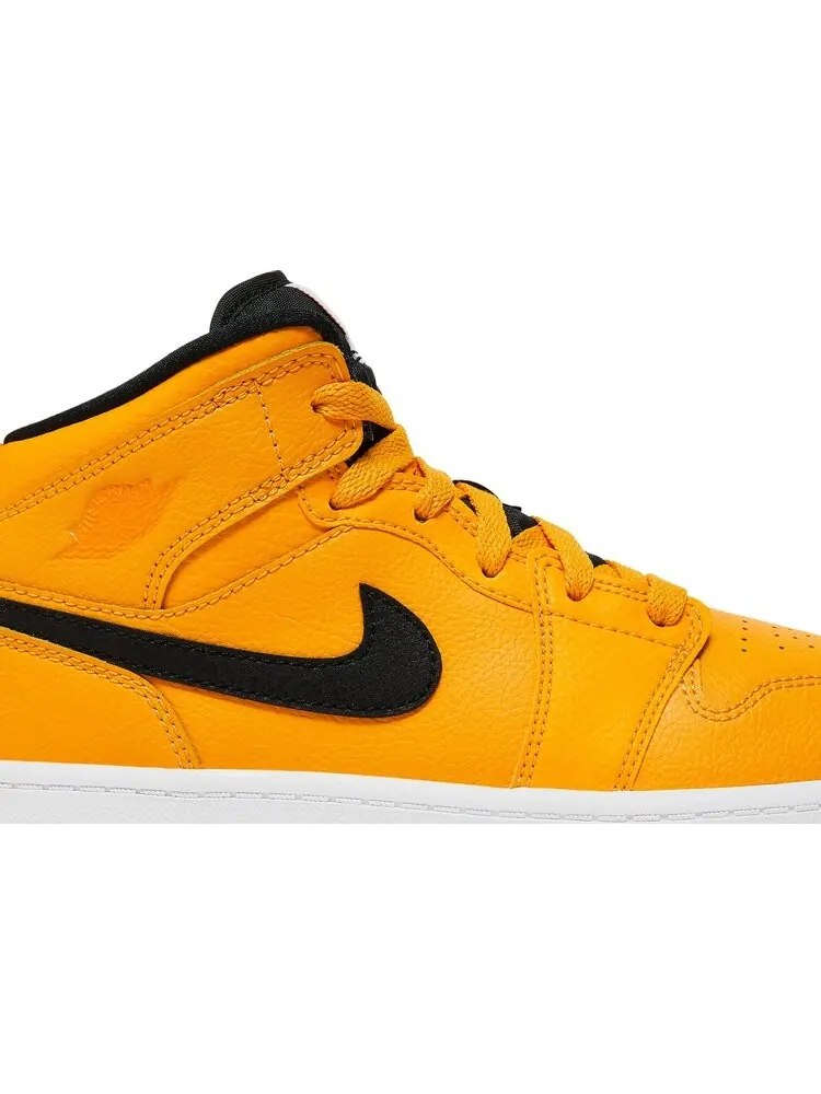 Кроссовки Air Jordan 1 Mid PS University — изображение 2 из 8, желтый