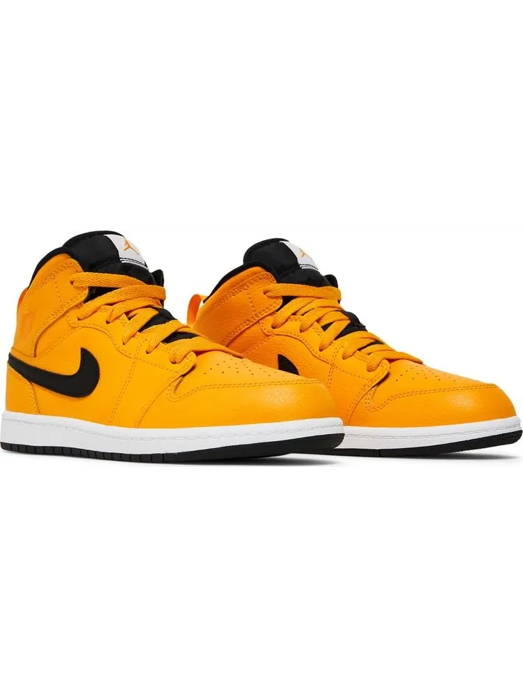 Кроссовки Air Jordan 1 Mid PS University — изображение 8 из 8, желтый