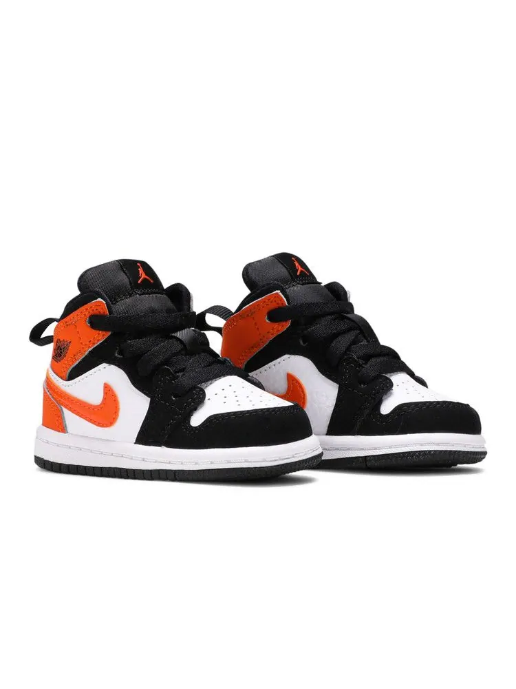 Кроссовки Air Jordan Jordan 1 Mid TD 'Shattered Backboard' — изображение 9 из 9, черный//белый