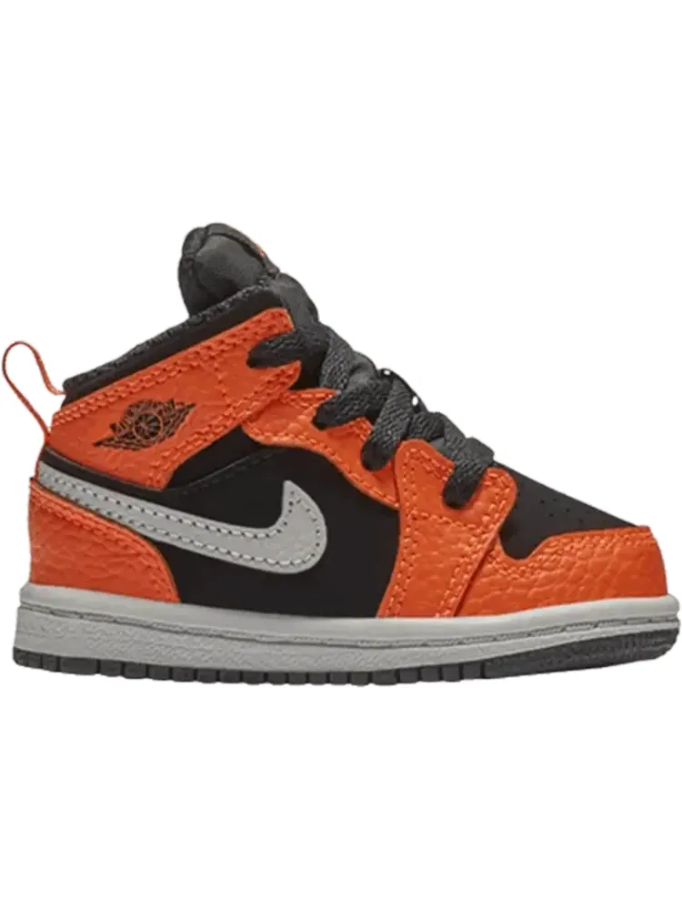 Кроссовки Air Jordan 1 Mid TD Black Cone — изображение 1 из 1, оранжевый