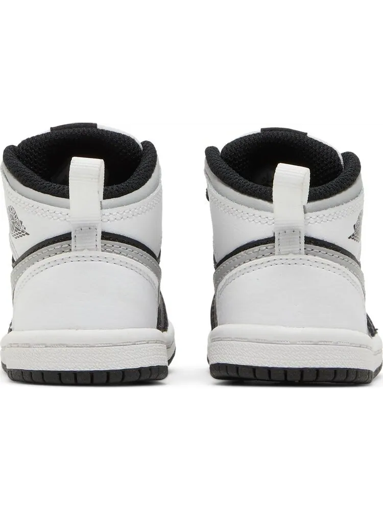 Кроссовки Air Jordan 1 Mid TD White Shadow — изображение 6 из 8, белый